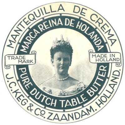 Mantequilla de crema marca reina de holanda pure dutch table butter made in Zaandam Holland Pays-Bas