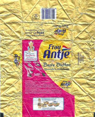 Frau Antje beste butter besonders streichzart silit kaufen ersammeln 250g NL Z 0161 EG Allemagne