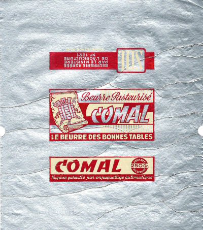 Comal beurre pasteurisé le beurre des bonnes tables 250g 1221 France