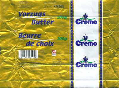 Cremo vorzugs butter beurre de choix 200g CH 2409 Suisse