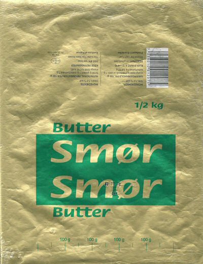 Butter smor 1/2 kg 500g FR 44.026.001 CE TINE SA Oslo Norvège