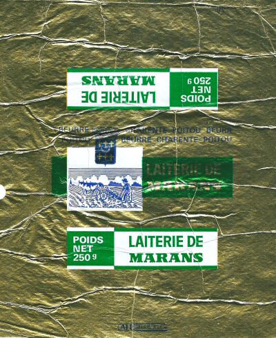 Laiterie de Marans beurre Charente Poitou demi-sel 250g Poitou-Charentes France