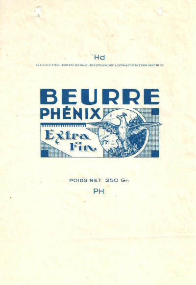 Phénix beurre phénix extra fin PH 250g France