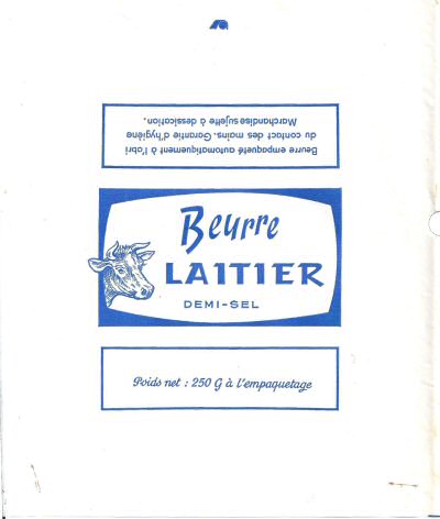 Beurre laitier demi-sel 250g France