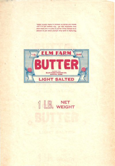ELM farm butter light salted 1 lb net weight Etats-Unis