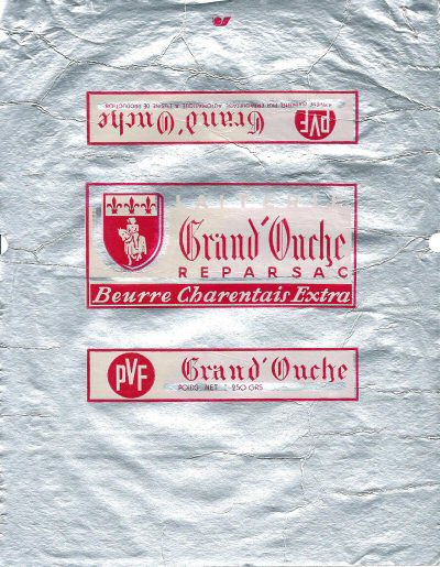 Grand Ouche Reparsac beurre charentais extra 250g Poitou-Charentes France