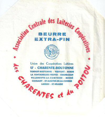 Association Centrale des Laiteries Coopératives  des Charentes et du Poitou 17 Charente-Boutonne Poitou-Charentes France