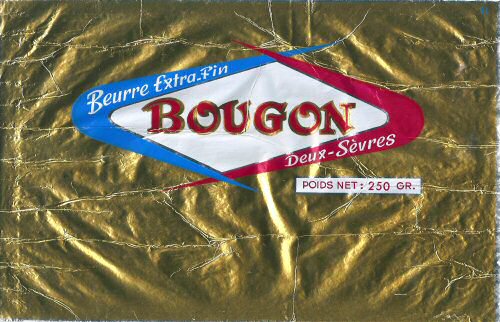 Bougon beurre extra-fin Deux-Sèvres 250g Poitou-Charentes France