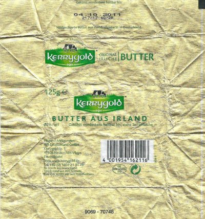 Kerrygold butter aus irland original irishe butter 125g DE NW 40015 EG Rhénanie du Nord - Westphalie Allemagne
