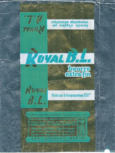 Royal B. L. beurre extra-fin 250g les disques bleus