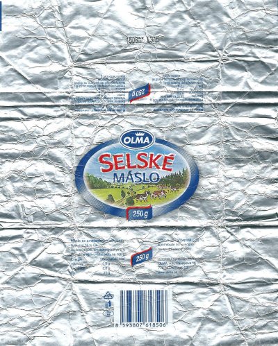 Olma selské maslo 250g CZ 06 ES République Tchèque