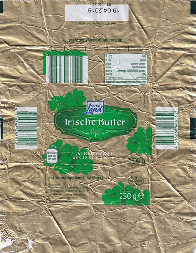 Irische butter gutes land streichzart aus irisher milk 250g DE BE 90003 EG Berlin